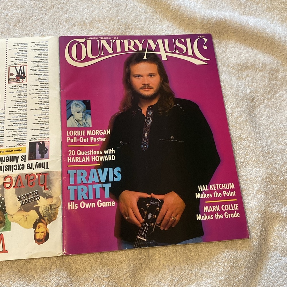Travis Tritt 1994 Country Music magazine